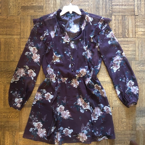 Intermix floral long sleeve dress - Picture 3 of 5